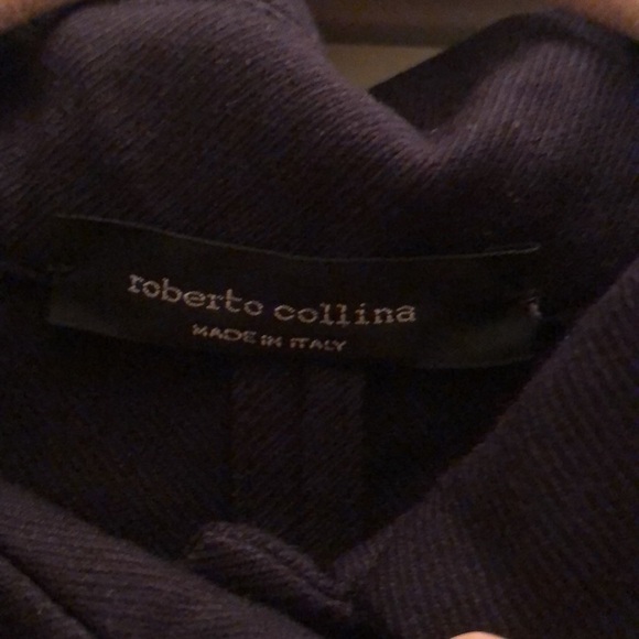 Roberto Collina Navy Cropped Blazer S - Picture 4 of 9